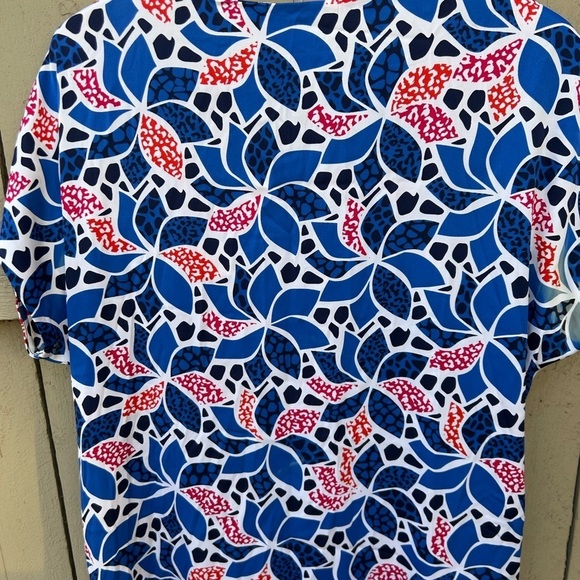 Diane Von Furstenberg Harriet Ocelot Shift Dress Silk Blend Casual Officecore S - Picture 8 of 9